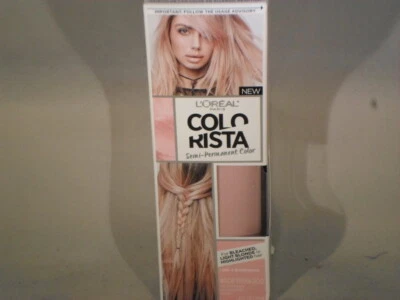 L'Oreal ColoRista Semi-Permanent Temporary Hair Color Soft Pink #300         B17 - Image 1 of 3