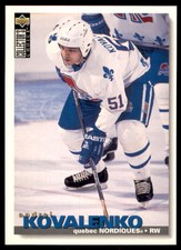 1995-96 Upper Deck Collector's Choice Andrei Kovalenko Quebec Nordiques #54