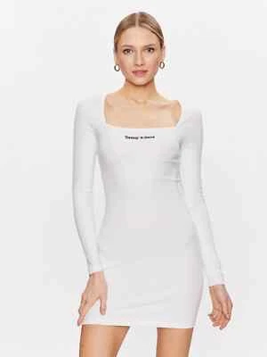 Tommy Hilfiger Tjw засечки линейный Ls обтяжку платье [размер M - XL] женщин новый и Ovp - Изображение 1 из 3