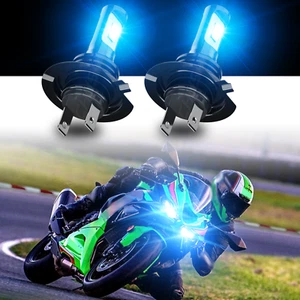 Blue H7 LED Headlight Motorcycle Bulbs For Suzuki Hayabusa GSX1300R 1999-2007 - Picture 1 of 13