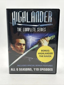 Highlander The Complete Collection 6 Seasons 119 Episodes + Raven Bonus DVDs - Picture 1 of 3