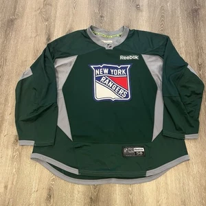 New York Rangers Authentic Green Practice Reebok NHL Jersey Size Men’s 58 - Picture 1 of 6