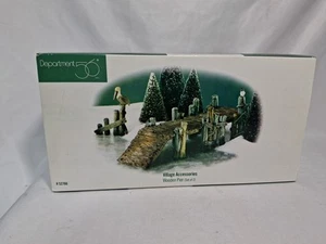 Dept 56 Village Accessories Wooden Pier 52766, Christmas Vintage 1998, 2 pc - Picture 1 of 5