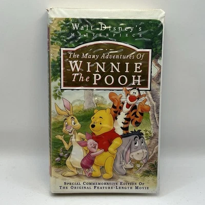 Many Adventures of Winnie the Pooh VHS Disney Video Tape Masterpiece Clamshell - Image 1 of 4