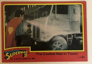 Superman II 2 Trading Card #61 Christopher Reeve - Picture 1 of 1