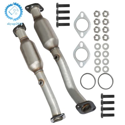 Rear LH+RH Catalytic Converter For NISSAN TITAN ARMADA PATHFINDER 2004-2015 5.6L Foto 1 de 4