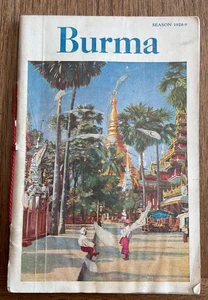 Antique 1928-29 Burma Travel Booklet THOS. COOK & SON, LTD - Picture 1 of 4