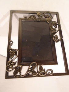 3.5 x 5 Metal picture frame Vines Sonoma Antique Brass finish - Picture 1 of 3