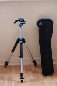 Manfrotto 055CL W 115 Cabezal Foto/Video Clásico Resistente Pro Trípode + Estuche - Imagen 1 de 11