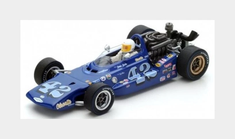 1:43 Spark Eagle Mk7 #42 Indy 500 1969 Denny Hulme Blue S4263 Modellino - Immagine 1 di 2