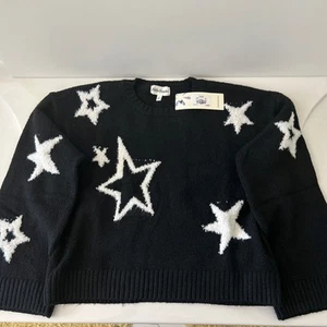 Hello Franki Mossy Star Pattern Pullover Sweater Girls Size 10 Youth Medium NWT - Picture 1 of 4