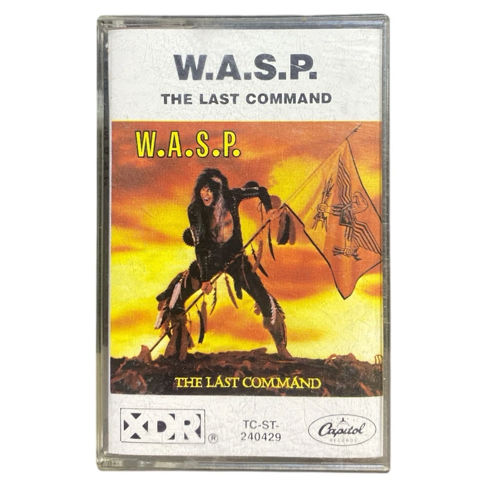 W.A.S.P. Кассетная лента The Last Command 1985 First AU Pressing TC-ST-240429 редкая - Изображение 1 из 4