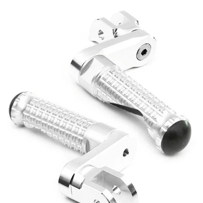 Clavijas de pie delanteras plateadas elevables MPRO 1,5 pulgadas para 1299 Panigale S R 15-17 18 19 Foto 1 de 4