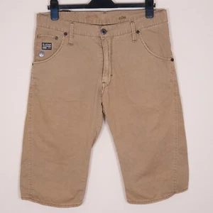 Pantalones Cortos Informales G-Star Para Hombre Marrón Arco 3D Sueltos Cónicos 1/2 Cremallera Mosca W34 - Imagen 1 de 15