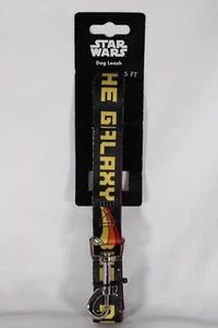 Correa para perro Star Wars nueva con etiquetas 6 pies MEJOR PERRO DE LA GALXY | Rojo Naranja Amarillo Negro - Imagen 1 de 4