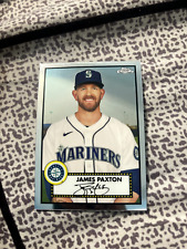 Topps Chrome Baseball 2021 James Paxton Seattle Mariners Pitching Record- 1 Card