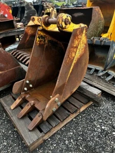 HTS 20" Benna adatta per escavatore 120CL 7-3/4" tra orecchie perno 50 mm, - Foto 1 di 3