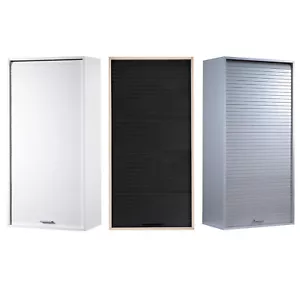 SIMMOB Küchenschrank Hochschrank Oberschrank Schrank Rollladentür H123,6 x B60cm - Bild 1 von 15