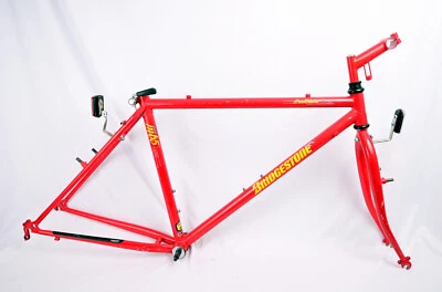 Bridgestone MB-5 Steel Bike Frame, Fork, & Ritchey Stem 18” Medium Tange MTB - Image 1 of 4