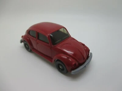 WIKING: VW Käfer 1300 (Typ7), Carico, Rosso Rubino M.Scheibenwischern (Schub128 - Immagine 1 di 3