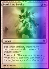 Magic the Gathering MTG Banishing Stroke (7) Avacyn Restored   LP FOIL