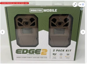 Moultrie Mobile Edge 2 36MP Cellular Trail Camera 2 Pack Kit Brown MMC-14124 - Picture 1 of 1