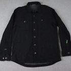 Toad&Co Shacket Mens Xl Shirt Jacket Outdoor Knit Snap Front Gray Long Sleeve