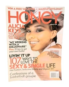 HONEY MAGAZINE (2002 THROWBACK ISSUE) Featuring ALICIA KEYS  - Imagen 1 de 7