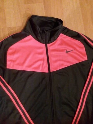 Nike Jacket Sport Training Athletic Unisex Gray and Pink Size M VGC - Image 1 of 4