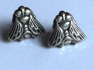Ohrstecker Nachtfalter - 925er Silber - Juweliersarbeit 1,2 cm - Picture 1 of 4