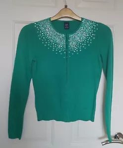 Gap - Green Sequin Cardigan Size XS - New - Picture 1 of 1