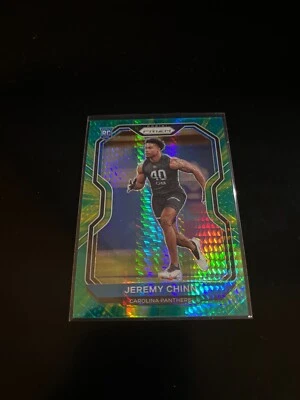 Jeremy Chinn 2020 Panini Prizm Hyper Prizm /175 RC Panthers 367 - Image 1 of 2