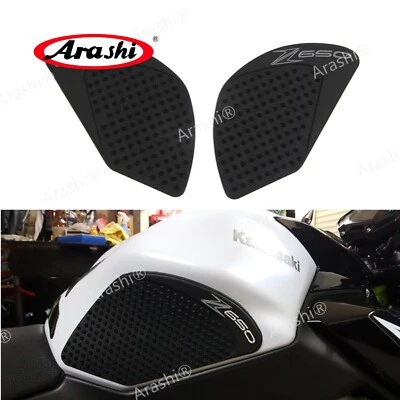 For Kawasaki Z650 2017-2021 Z 650 Anti Slip Gas Fuel Tank Side Pads Stickers - Image 1 of 4