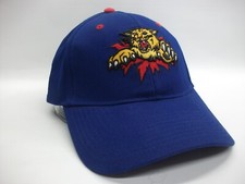 Moncton Wildcats QMJHL Hockey Hat Blue Hook Loop Baseball Cap