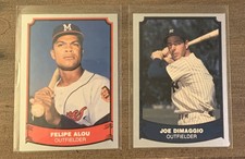 1988 PACIFIC BASEBALL LEGENDS - FELIPE ALOU BRAVES - JOE DIMAGGIO YANKEES -LOT 2