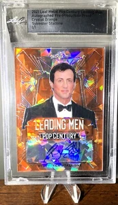 2021 LEAF POP CENTURY LEADING MEN SYLVESTER STALLONE AUTOGRAPH PROOF #ED 1/1 WOW - Picture 1 of 1
