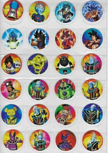 TAZOS DRAGON BALL SUPER FULL SET 90/90 Toei Animation 2022 PERU Pogs NEW!!!