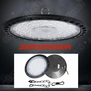 500W UFO LED Hallenbeleuchtung Deckenstrahler Werkstattleuchte Industrielampe - Bild 1 von 19