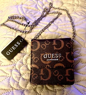 Guess Bandolera Cartera Bolso de Mano Micro Mini Totalmente NUEVO 3” X 3” ¡Lindo! Foto 1 de 4