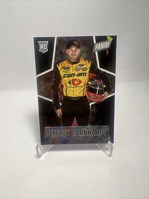 2016 Panini Black Friday Rookies /25 Black Cracked Ice Jeffrey Earnhardt #74 - Image 1 of 4