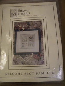 The Drawn Thread WELCOME SPOT SAMPLER Incomplete - Picture 1 of 2