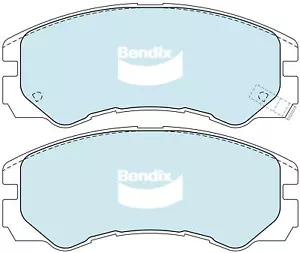Brake Disc Pad Set Front Bendix DB1270 GCT For HOLDEN Frontera Jackaroo ISUZU - Picture 1 of 2