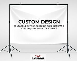 Printed Physic Backdrop Vinyl Custom Personalized Design Photography Background