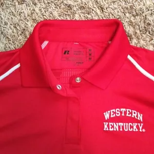 NEU Western Kentucky Hilltopper 2017 Damen Medium rot Spieltag Polo Golf Shirt - Bild 1 von 5
