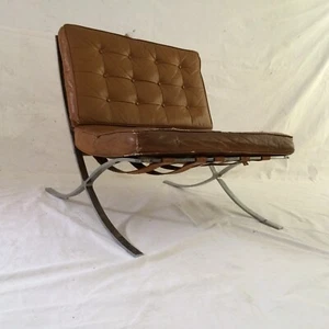 MieS VaN DeR RoHe BaRceLoNa CHaiR - AutHeNtic EaRLy 1950's - Picture 1 of 16