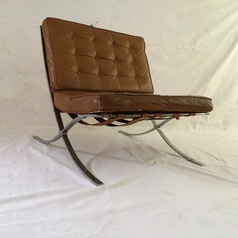 MieS VaN DeR RoHe BaRceLoNa CHaiR - AutHeNtic EaRLy 1950's Cover