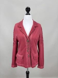 Womens blazer Bottega by Elisa Cavaletti Size L Color Red - Picture 1 of 11