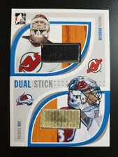 2005-06 ITG Passing the Torch Memorabilia PTT19 Martin Brodeur/Patrick Roy Dual 
