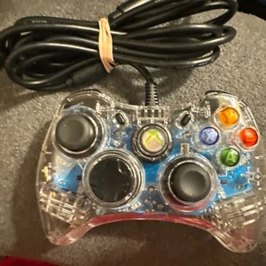 X box 360 Clear Afterglow Video Game Controller EUC - Picture 1 of 5