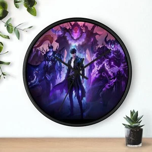 Orologio da parete livellamento solo regalo per giocatori, merchandise anime - Foto 1 di 19